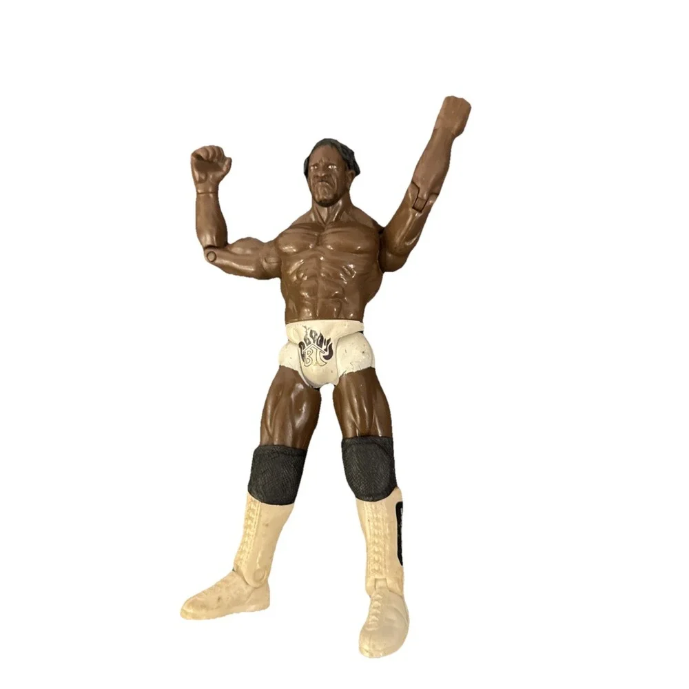 WWE WWF Booker T Action Figure 1999 Jakks Pacific‎ Titan Kg CR23